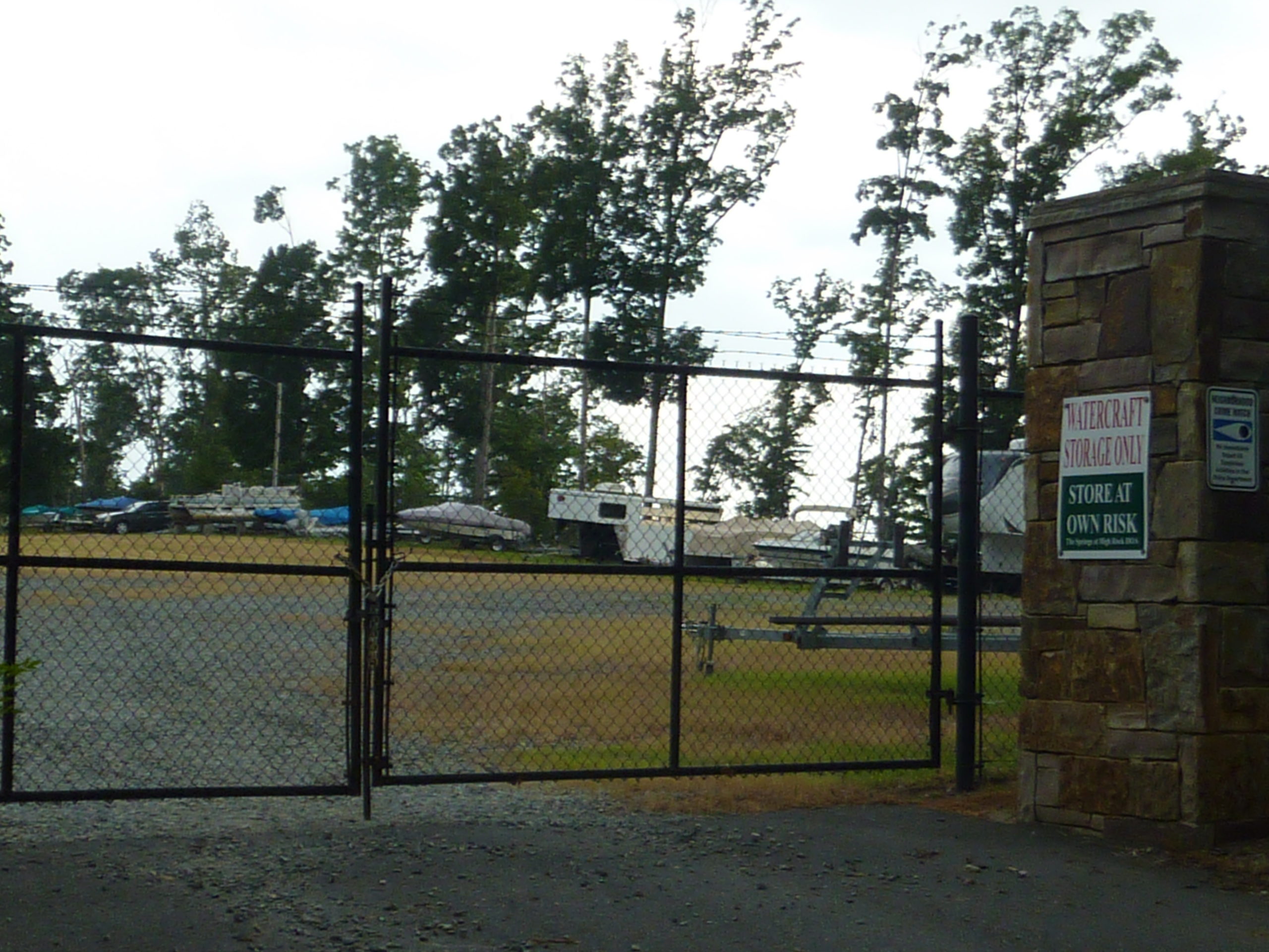 Gated RV storage in the Springs