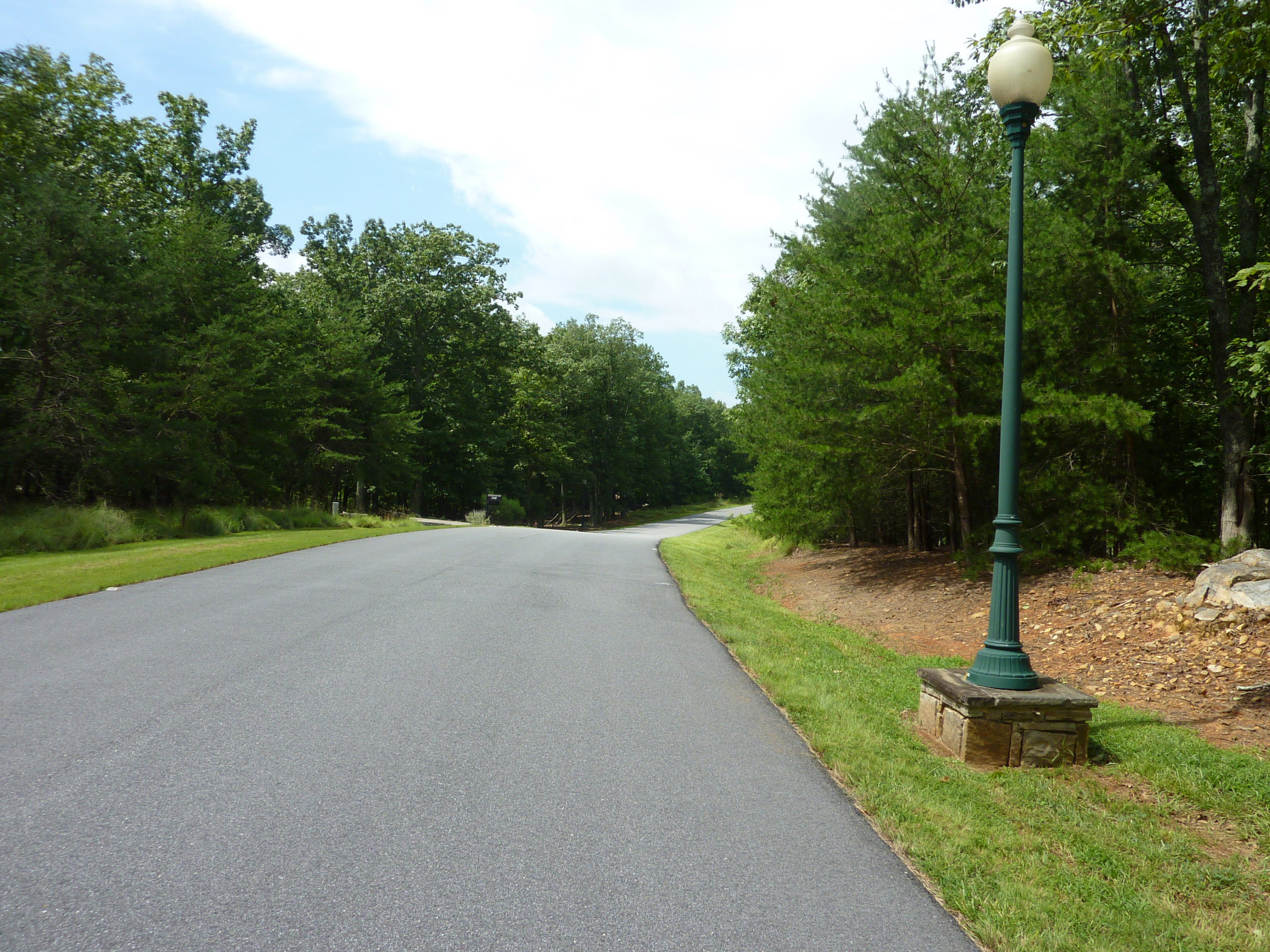 Sierra Trace paved road in The Springs